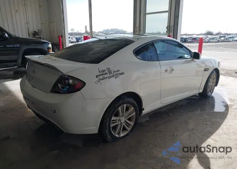 2007 Hyundai Tiburon Gs from USA, damaged, VIN KMHHM66D57U246089